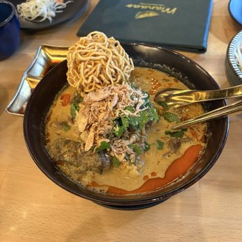 Manaao - "Khao Soi Noodle with Braised Beef" - Khao Soi Neua - Thai Near Me - Tustin, California Manaao - "Khao Soi Noodle with Braised Beef" - Khao Soi Neua - Thai Near Me - Tustin, California