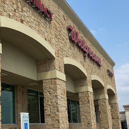 the front of a pharmacy