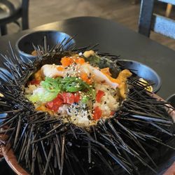 Mansun Sushi - Sea urchins with rice