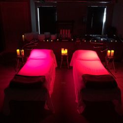 Energy Center Alignment - Chromotherapy (Red Light Therapy) Sound Healing Couples Session