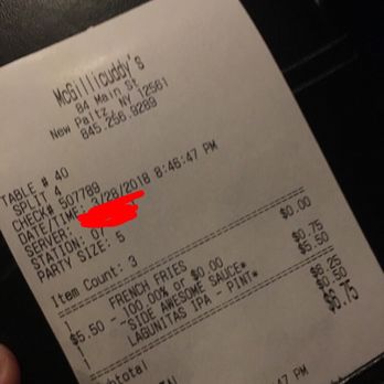 McGillicuddy's - The CHECK with the SAUCE CHARGED. - Sports Bars Near Me - New Paltz, New York McGillicuddy's - The CHECK with the SAUCE CHARGED. - Sports Bars Near Me - New Paltz, New York