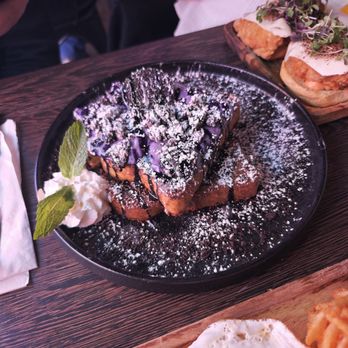 Parkside Eats - Ube cream cheese French toast - Breakfast & Brunch Near Me - Metuchen, New Jersey