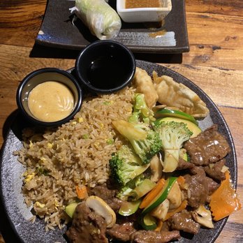 Evie’s Vietnamese Kitchen - The lunch special w half a spring roll. Ah-amazing. - Vietnamese Near Me - Menomonee Falls, Wisconsin