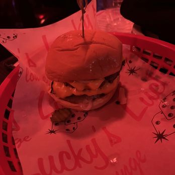 Lucky's Lounge - Double smash burger - Lounges Near Me - Boston, Massachusetts Lucky's Lounge - Double smash burger - Lounges Near Me - Boston, Massachusetts