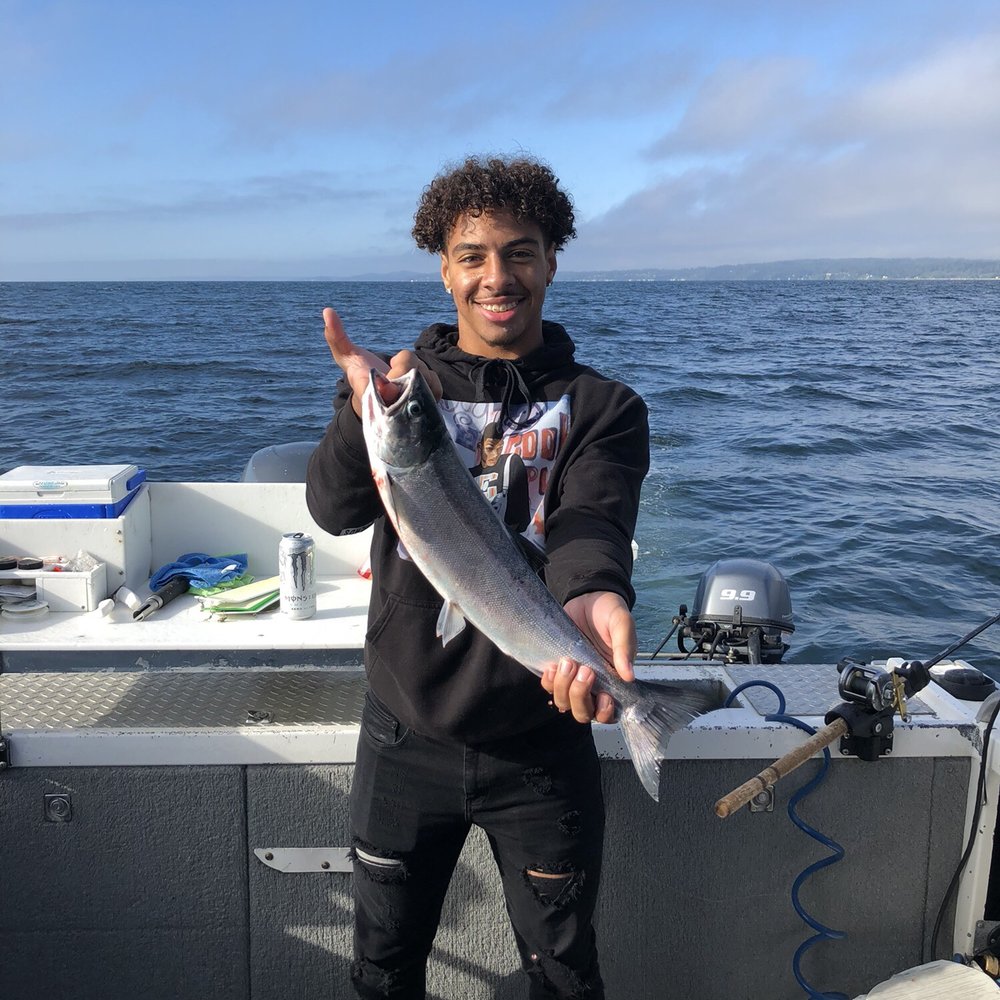 Tyee Charters - My nephew's fish. - Fishing Near Me - Bainbridge Island, Washington Tyee Charters - My nephew's fish. - Fishing Near Me - Bainbridge Island, Washington