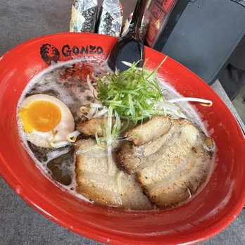 GONZO!  - Black garlic ramen with pork - Ramen Near Me - Carlsbad, California