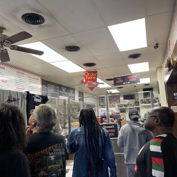 Slyman's Restaurant - The line out the door - American Near Me - Cleveland, Ohio Slyman's Restaurant - The line out the door - American Near Me - Cleveland, Ohio