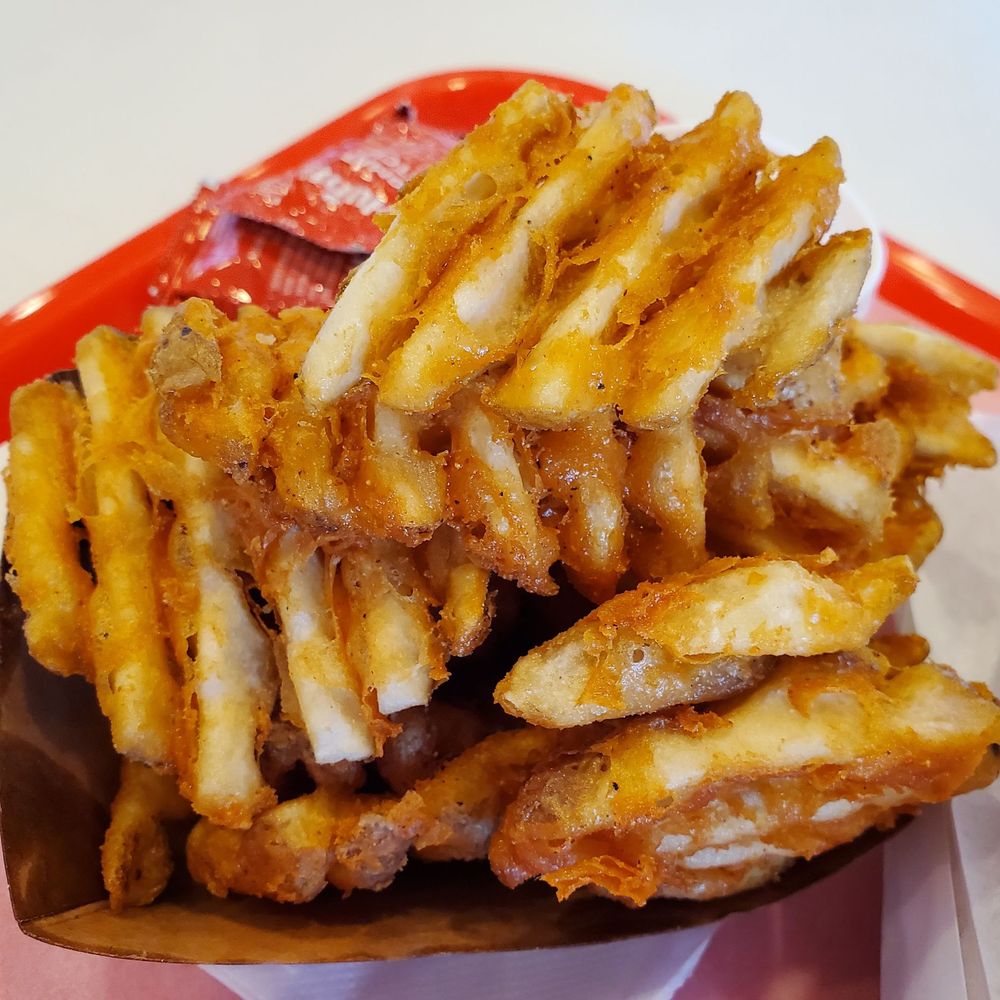 Molokai Burger - Waffle Fries ($4.00)...... - Burgers Near Me - Kaunakakai, Hawaii Molokai Burger - Waffle Fries ($4.00)...... - Burgers Near Me - Kaunakakai, Hawaii