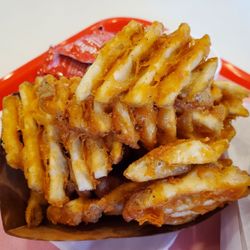 Molokai Burger - Waffle Fries ($4.00)......
