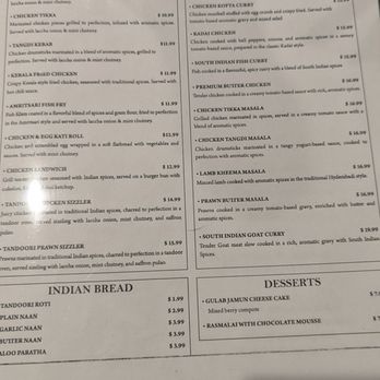 PepperMint Indian Restaurant - Menu - Indian Near Me - Sunnyvale, California