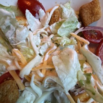 Outback Steakhouse - Long black hair in my salad look at food before you eat it - Steakhouses Near Me - Covina, California
