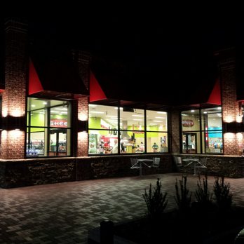 Sheetz - the outside of a restaurant at night - Convenience Stores Near Me - Bermuda Run, North Carolina