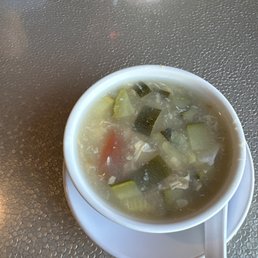 Soup of the day - egg flower Soup of the day - egg flower