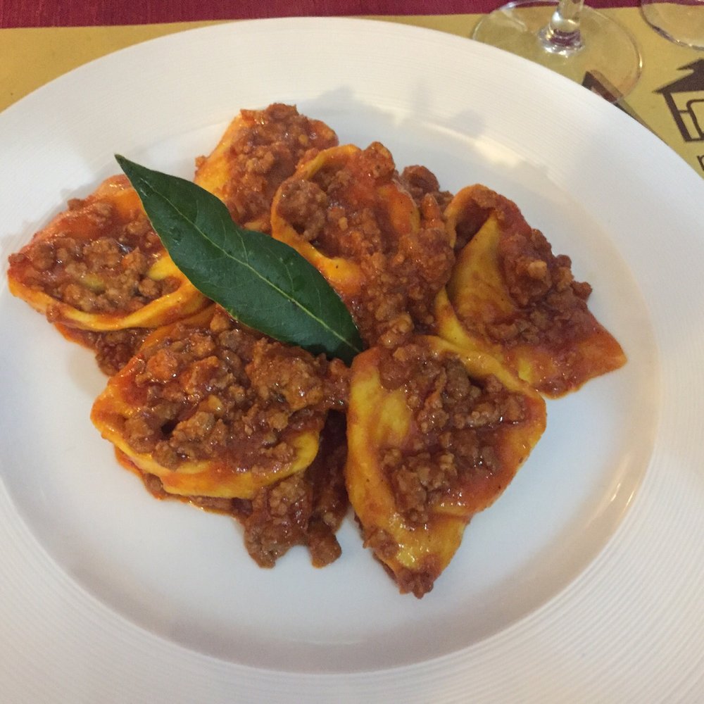La Casona - Amazing Ravioli with pumpkin filling and meat sauce in Ferrara, Italy. - Italian Near Me - Ferrara, FE