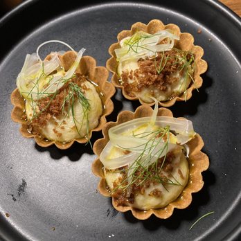 BATA - sunchoke tartlets - New American Near Me - Tucson, Arizona