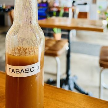 Egghead Cafe - Tabasco sauce had chipotle flavor in it. - Coffee & Tea Near Me - Honolulu, Hawaii