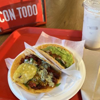 Taco Viva - Pastor and pollo tacos con todo and horchata. - Mexican Near Me - Phoenix, Arizona Taco Viva - Pastor and pollo tacos con todo and horchata. - Mexican Near Me - Phoenix, Arizona
