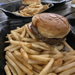 To-go burgers and fries (enjoyed at the brewery a couple doors down) To-go burgers and fries (enjoyed at the brewery a couple doors down)