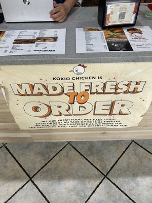 Menu photo 2 Kokio Chicken Albuquerque, NM