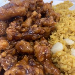 a plate of food