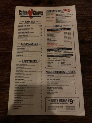 Menu photo 5 Cajun Claws Patchogue, NY