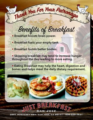 Menu photo 3 Just Breakfast San Jose, CA Menu photo 3 Just Breakfast San Jose, CA