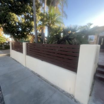 Concrete Creations SD - The new wall built by Concrete Creations - Masonry/Concrete Near Me