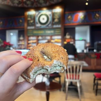 Ovenbird Bakery - Herbed butter on a bagel - Bakeries Near Me - Baltimore, Maryland