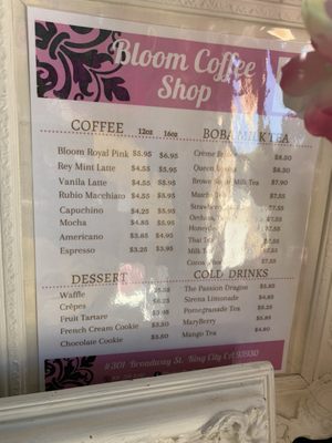 Menu photo 1 Bloom coffee shop King City, CA