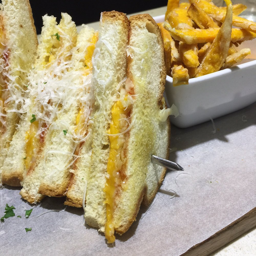 Kettle - Sweet potato fries were amazing and the bread on the grilled cheese was nice. Cheese could have been melted more but it tasted good. - American Near Me - Mandaluyong, NCR Kettle - Sweet potato fries were amazing and the bread on the grilled cheese was nice. Cheese could have been melted more but it tasted good. - American Near Me - Mandaluyong, NCR