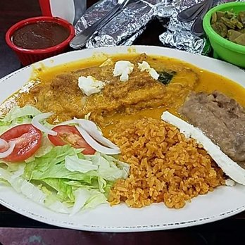 El Tranvia - Found a new place near home! Food is delicious & authentic Mexican. Enjoyed every bite! Got a Chile Relleno plate, mole, & nopales. Yum! - Mexican Near Me - Coachella, California El Tranvia - Found a new place near home! Food is delicious & authentic Mexican. Enjoyed every bite! Got a Chile Relleno plate, mole, & nopales. Yum! - Mexican Near Me - Coachella, California