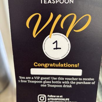 Teaspoon - 1st customer - Bubble Tea Near Me - Burbank, California Teaspoon - 1st customer - Bubble Tea Near Me - Burbank, California
