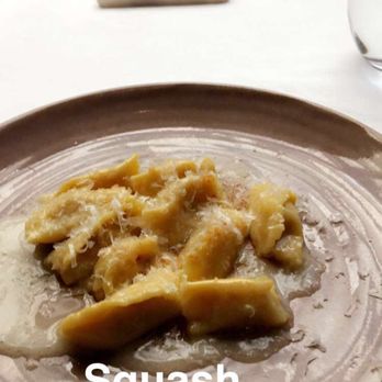 Spago - Kabocha and butternut squash agnolotti w amaretti cookies - New American Near Me - Beverly Hills, California Spago - Kabocha and butternut squash agnolotti w amaretti cookies - New American Near Me - Beverly Hills, California