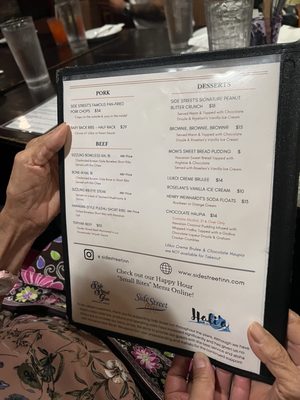 Menu photo 6 Side Street Inn Honolulu, HI Menu photo 6 Side Street Inn Honolulu, HI