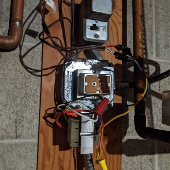 J E Johnson - Cobbled up mess left during replacement of burned up transformer. - Plumbing Near Me - Midland, Michigan J E Johnson - Cobbled up mess left during replacement of burned up transformer. - Plumbing Near Me - Midland, Michigan