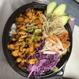 Spicy Korean BBQ Pork Bowl