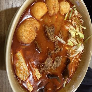 JBC Rice Noodles Ramen - Spicy Mala Beef Brisket rice noodle soup - Noodles Near Me - Astoria, New York