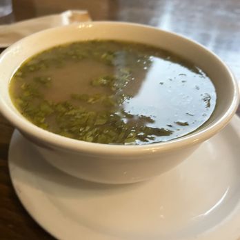 Top Town Cafe - a bowl of soup on a plate - Cafes Near Me - Crestline, California Top Town Cafe - a bowl of soup on a plate - Cafes Near Me - Crestline, California