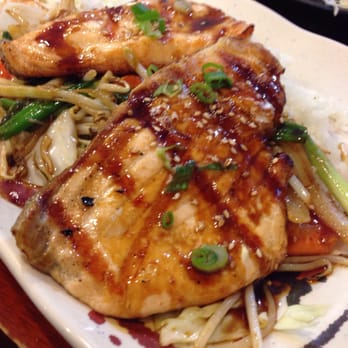 Rohey's Wok & Grill - Salmon teriyaki - Japanese Near Me - Riverside, California Rohey's Wok & Grill - Salmon teriyaki - Japanese Near Me - Riverside, California