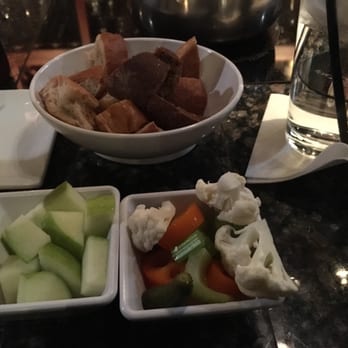 The Melting Pot - Bread, green apples and veggies! - Fondue Near Me - Gaithersburg, Maryland The Melting Pot - Bread, green apples and veggies! - Fondue Near Me - Gaithersburg, Maryland