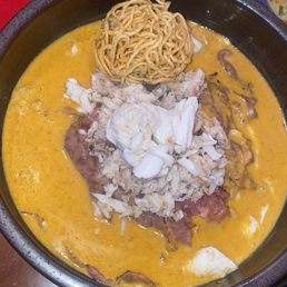 Waygu and crab curry