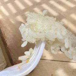 Hawaiian Barbecue - Rice all stuck together