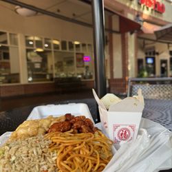 China Bistro - Combo C Special - Coconut Shrimp, Orange Chicken (Mild Spicy), Spicy Kung Pao Chicken (Spicy)