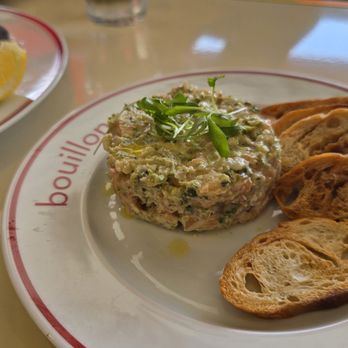 Bouillon MOULIN - Salmon tartare - French Near Me - Newport Beach, California Bouillon MOULIN - Salmon tartare - French Near Me - Newport Beach, California