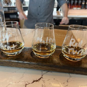 New Riff Distilling - This is the Wheaters flight - Distilleries Near Me - Newport, Kentucky New Riff Distilling - This is the Wheaters flight - Distilleries Near Me - Newport, Kentucky