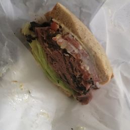 Roast beef sandwich. Roast beef sandwich.