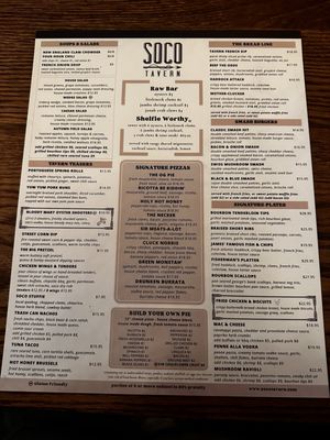 Menu photo 5 Soco Tavern Fairhaven, MA