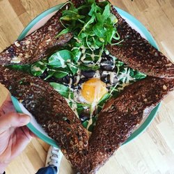 Crêpes à la carte - Vegan.. with egg