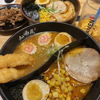 Kyuramen - Cherry Hill - Popcorn Chicken (4) Sapporo Miso Ramen (4) Thai Iced Tea L (4) Sapporo Miso Ramen (4) (6) Spicy Tonkotsu Ramen (6) - Ramen Near Me - Cherry Hill, New Jersey
