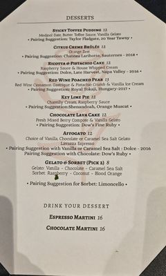 Menu photo 7 Rose Park Bistro Roseville, CA